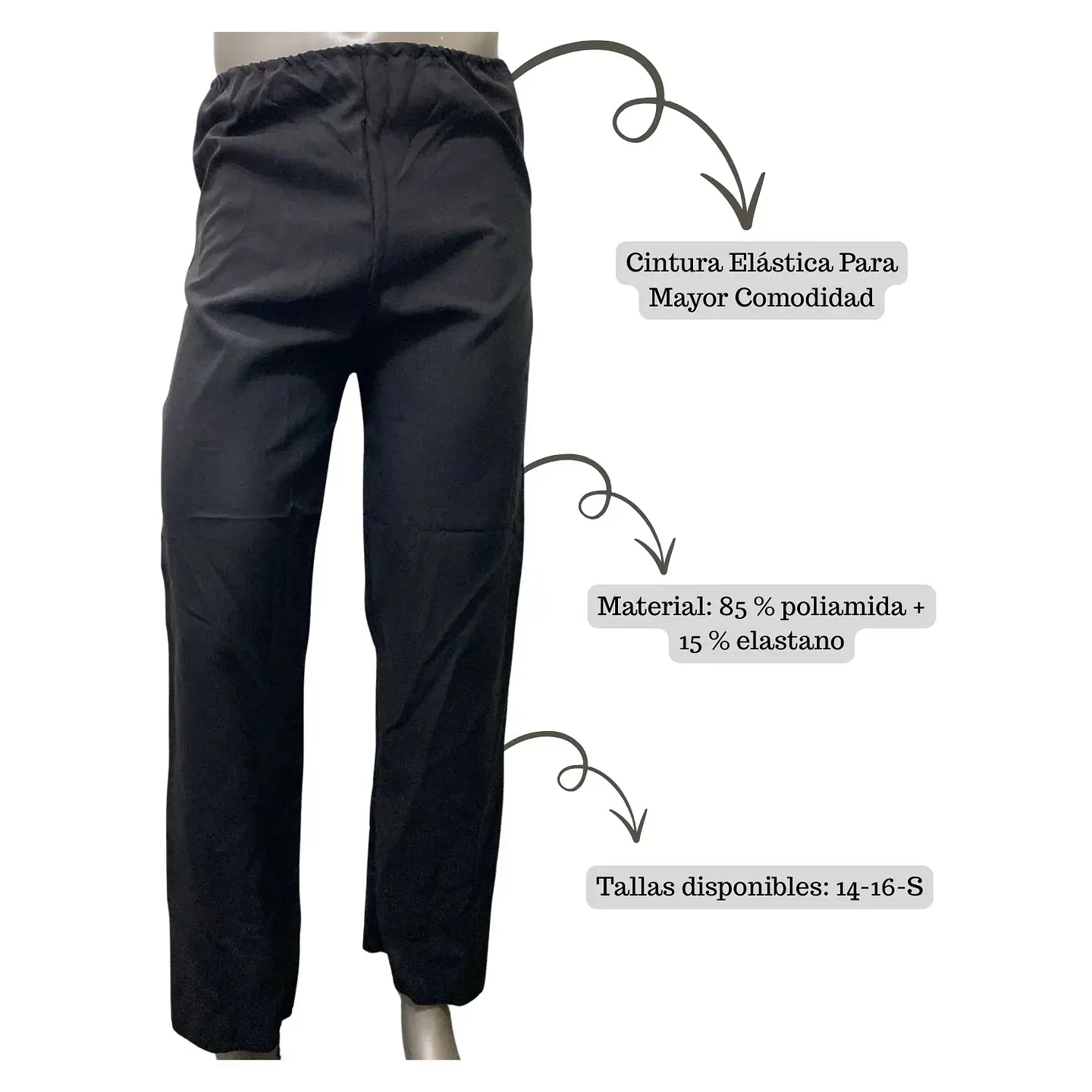 Pantalón Negro Huaso Adulto Nortino Traje De Huaso Fiestas Patrias 5
