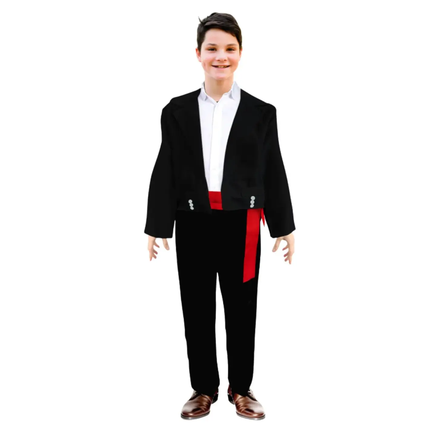 Traje Huaso Elegante Color Negro Niño Fechas Patrias 1