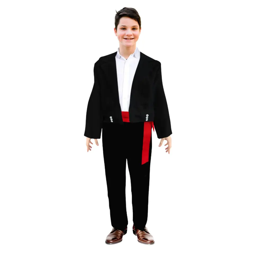 Traje Huaso Elegante Color Negro Niño Fechas Patrias 1