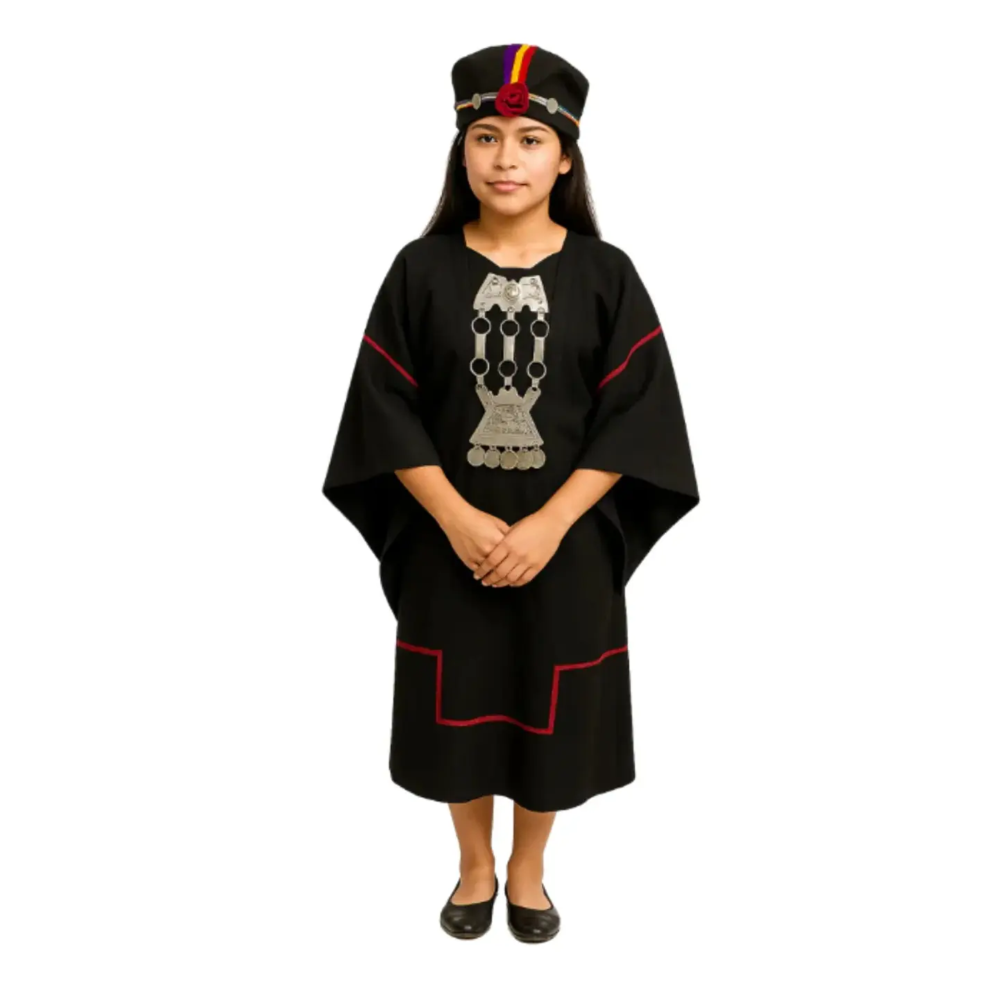 Disfraz Traje Tipico Mapuche Niña / Juvenil Fiestas Patrias 1