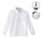 Camisa Blanca Niño Para Trajes Típicos De Fiestas Patrias - Miniatura 4