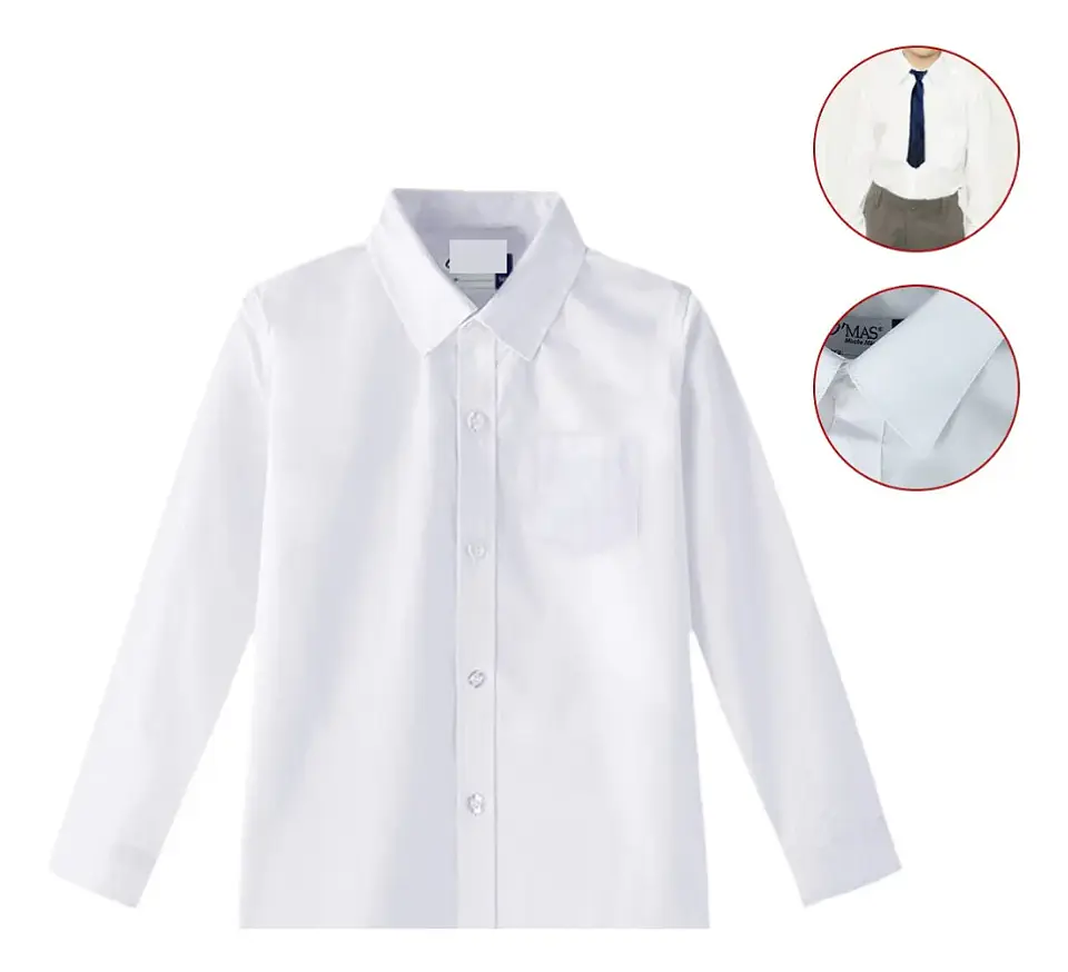 Camisa Blanca Niño Para Trajes Típicos De Fiestas Patrias 4