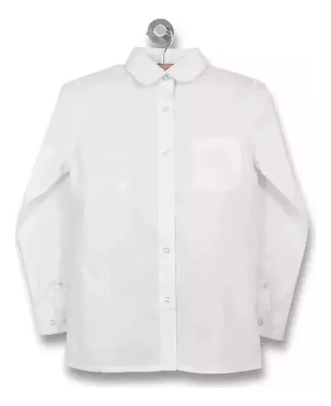 Camisa Blusa Blanca Niñas Escolar Traje Tipico U Otros