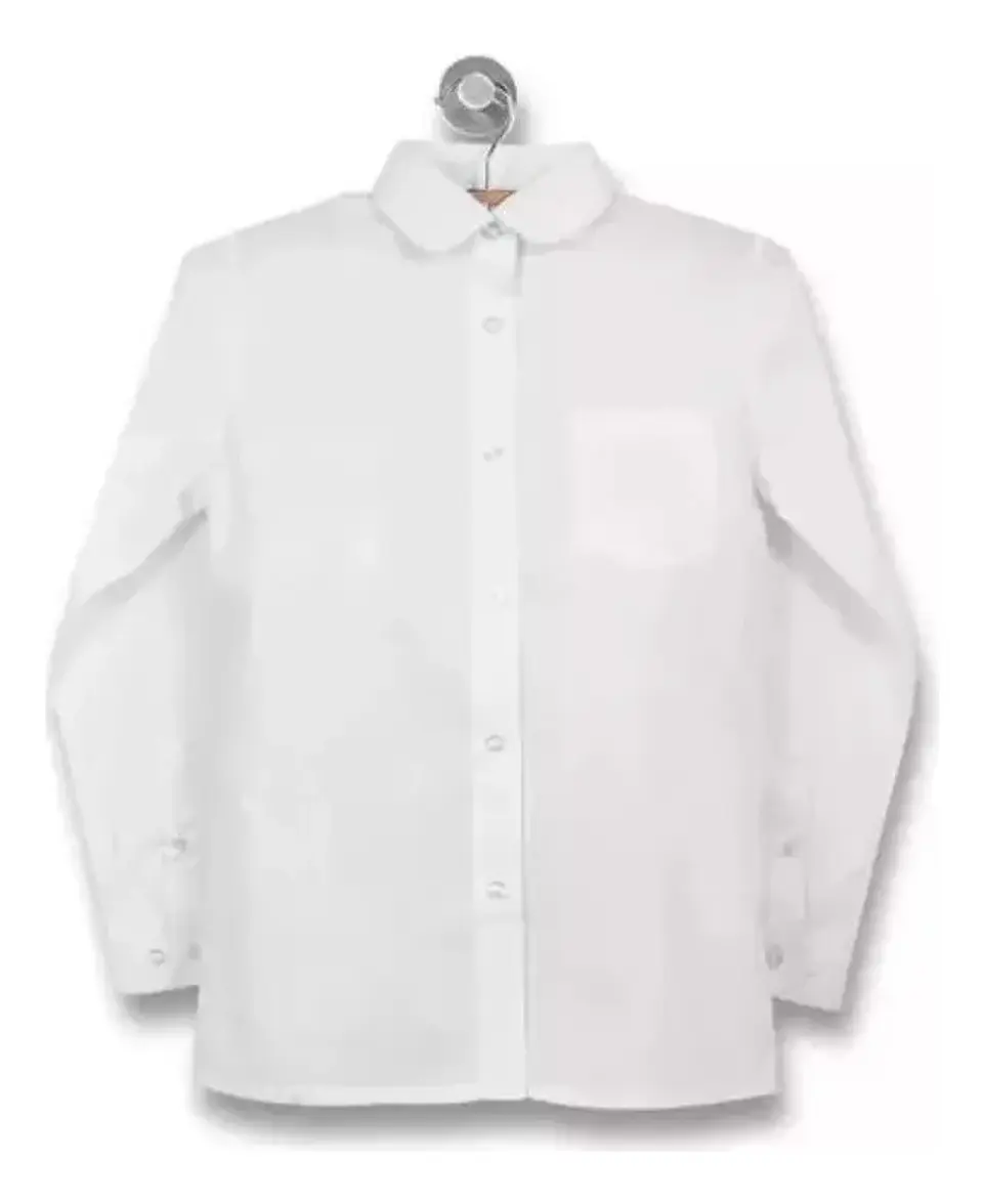 Camisa Blusa Blanca Niñas Escolar Traje Tipico U Otros 1