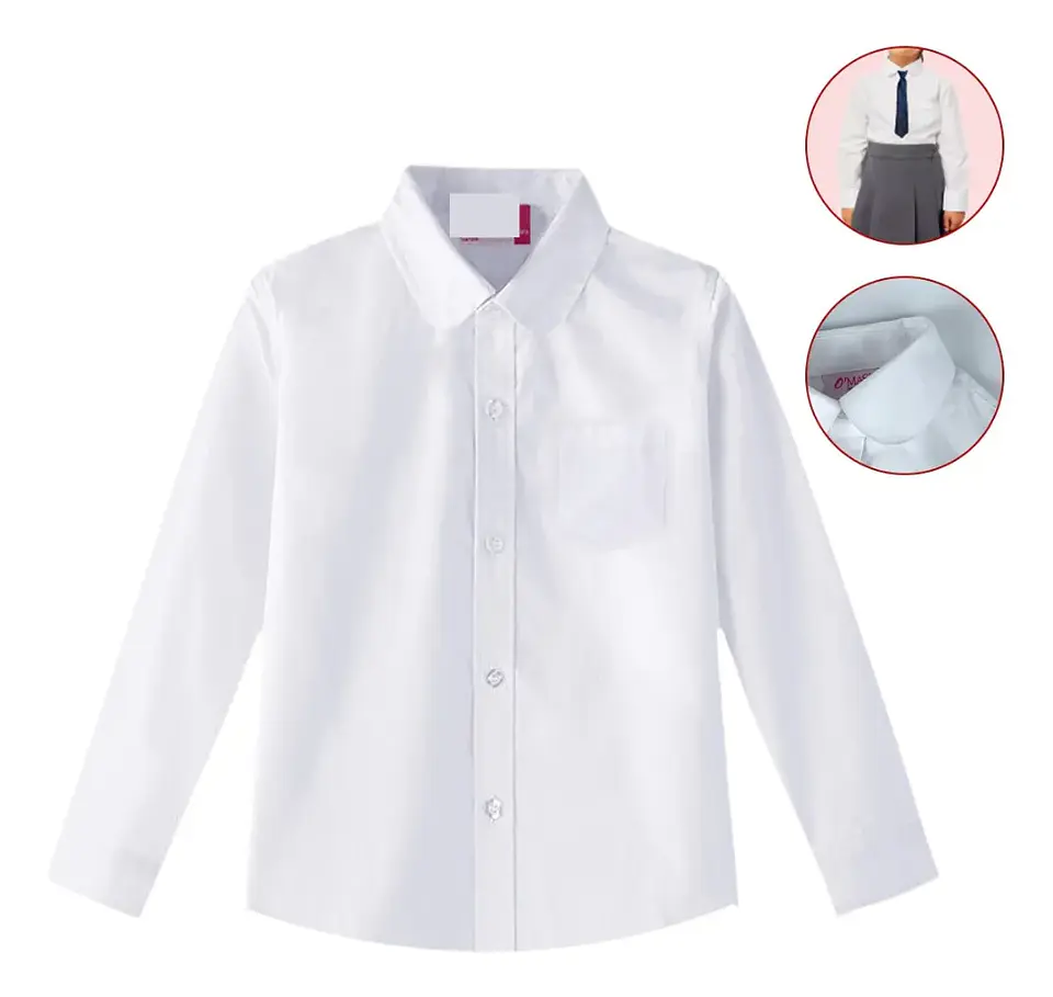 Camisa Blusa Blanca Niñas Escolar Traje Tipico U Otros 3