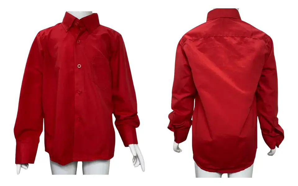 Camisa Niños/para Traje Huaso Fiestas Patrias 5