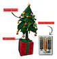 Mini Árbol De Navidad Pino Pequeño Con Base De Madera Decor - Miniatura 2
