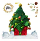 Mini Árbol De Navidad Pino Pequeño Con Base De Madera Decor - Miniatura 4
