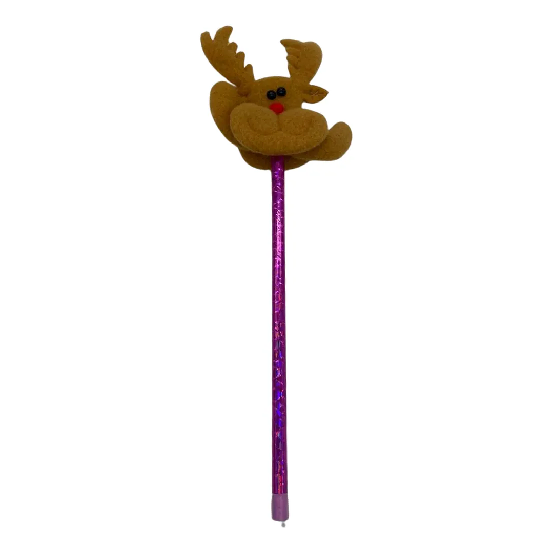 Pack 3 Lapiz De Navidad Diseños Nieve Reno Oficina Hogar 2