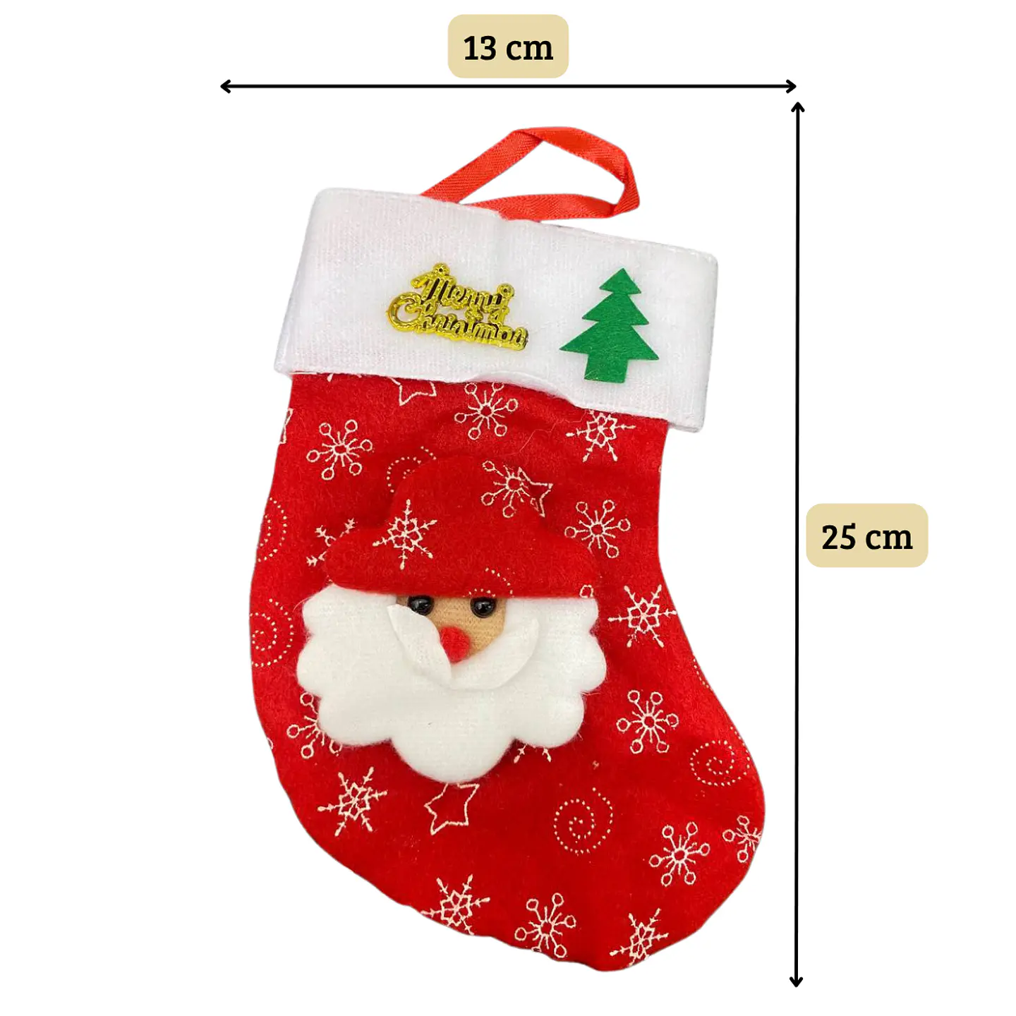 Botas Navidad Calcetin Dulcera Diseños Mixtos Minis X12 Unid 2
