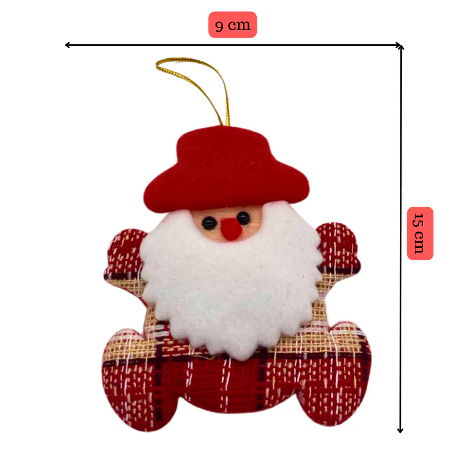 Adornos Surtidos Para Árbol De Navidad Decoración X12 UNI 2