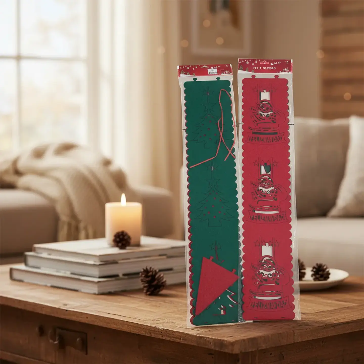 Decoración De Guirnalda Navideña Navidad Árbol Diseños 1