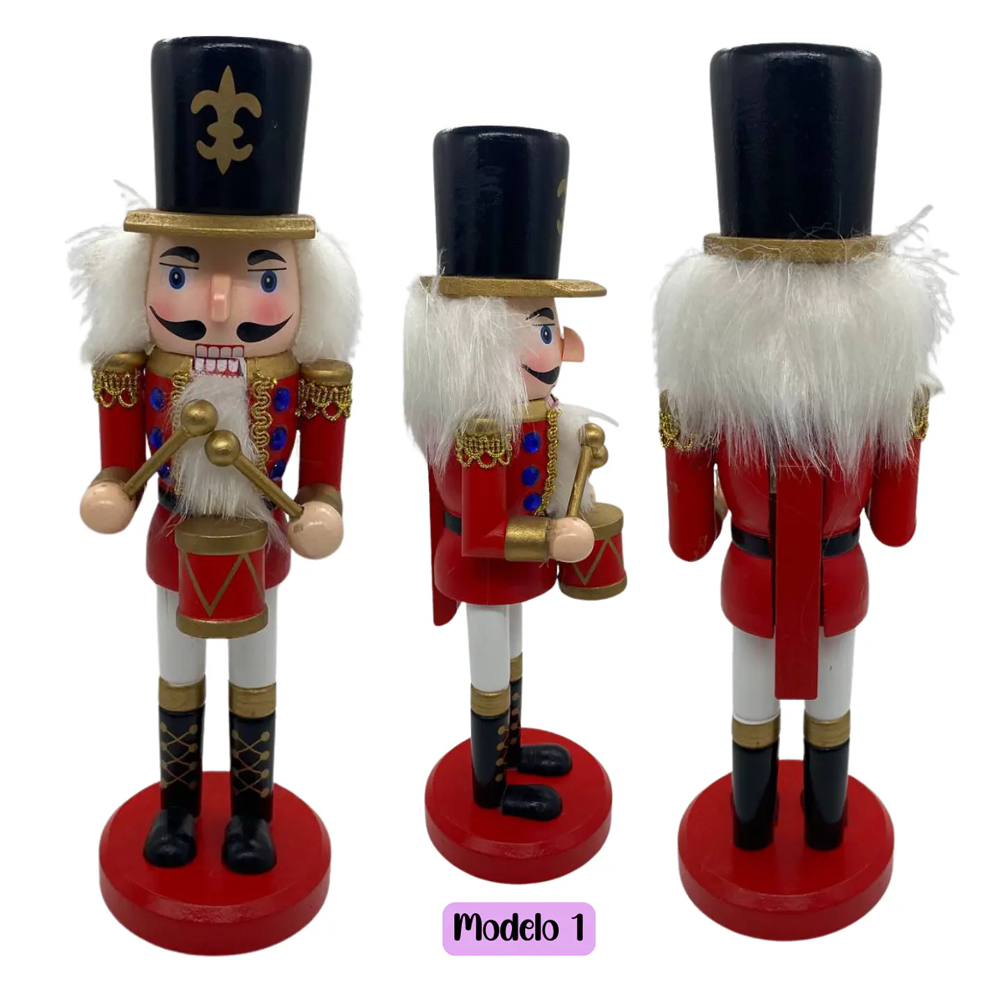 Muñeco Cascanueces 26cm Decoración Navidad Surtido 2