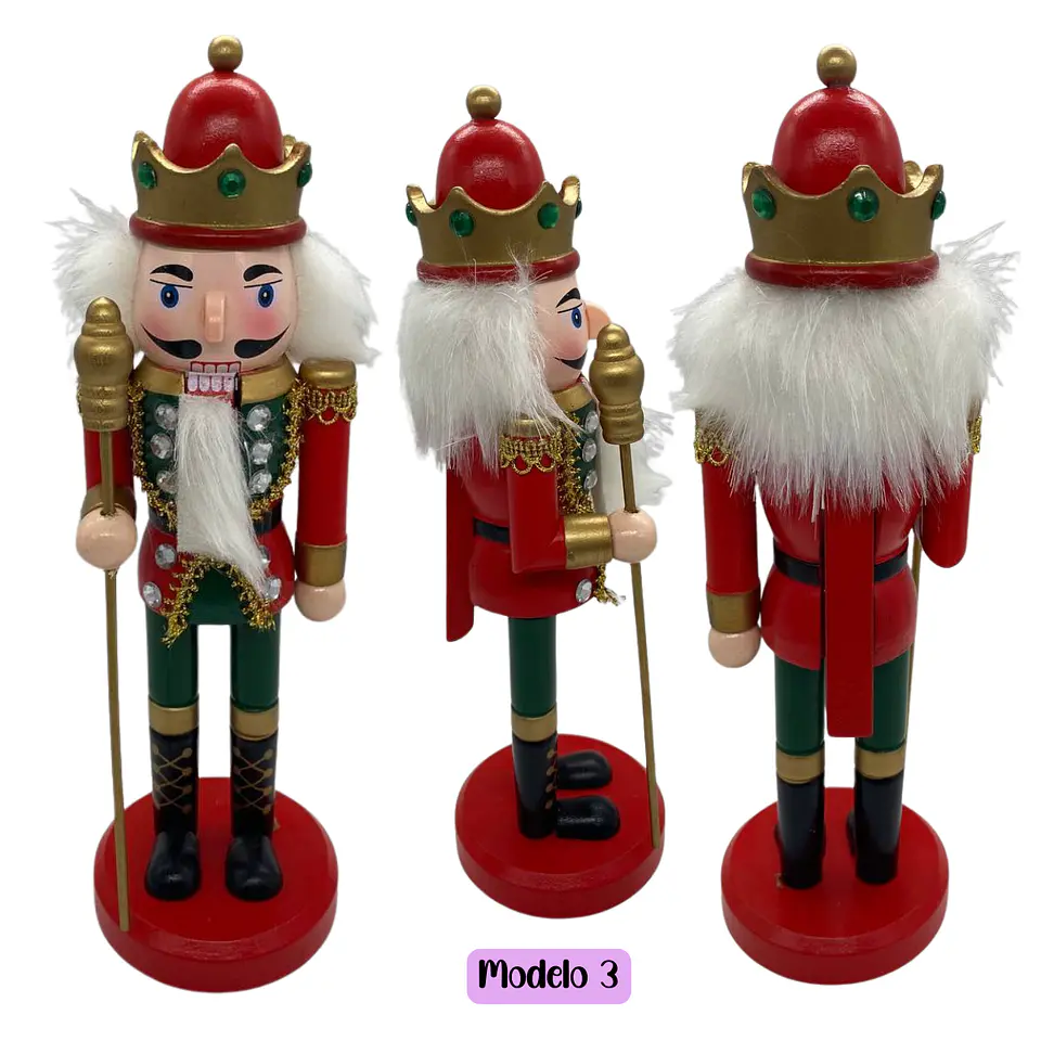 X3 Soldado Cascanueces Navideño Adorno Navidad Decoracion 4