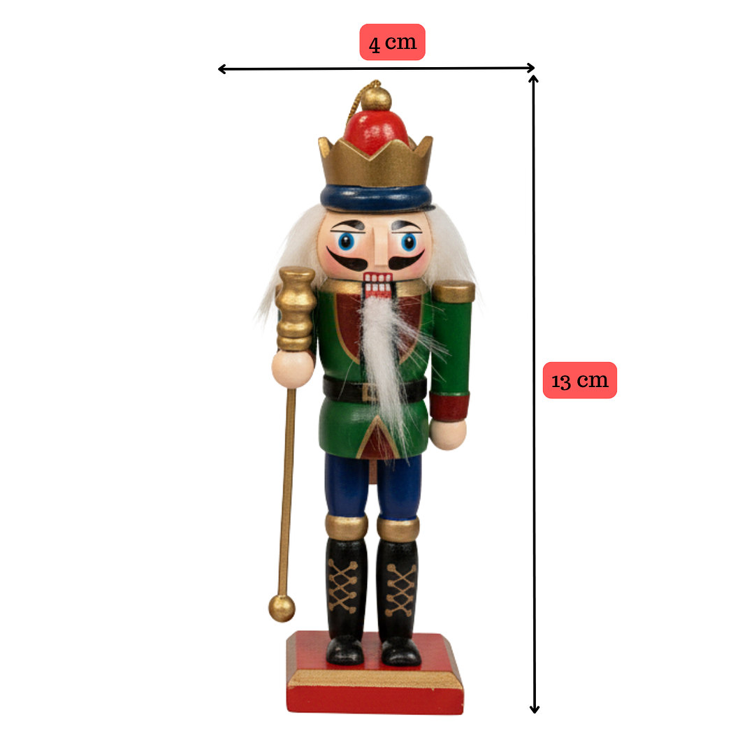 Pack 3 Cascanueces Navideño Colgante Adorno Navidad 2