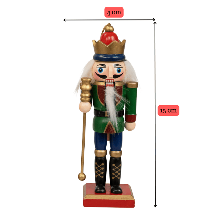 Pack 3 Cascanueces Navideño Colgante Adorno Navidad 2