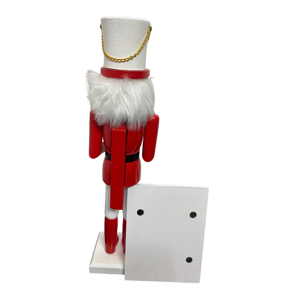 Cascanueces Soldado Navidad Con Porta Retrato Decoración 3