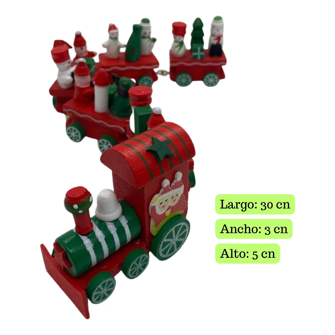 Tren De Navidad Decoracion Navideña Adorno Arbol Navideño 2