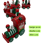 Tren De Navidad Decoracion Navideña Adorno Arbol Navideño - Miniatura 2