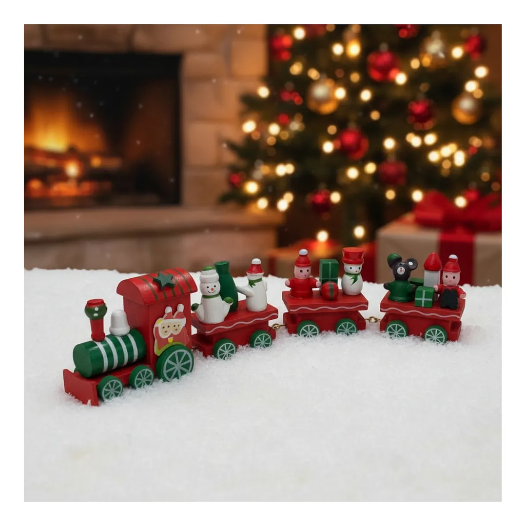 Tren De Navidad Decoracion Navideña Adorno Arbol Navideño 3