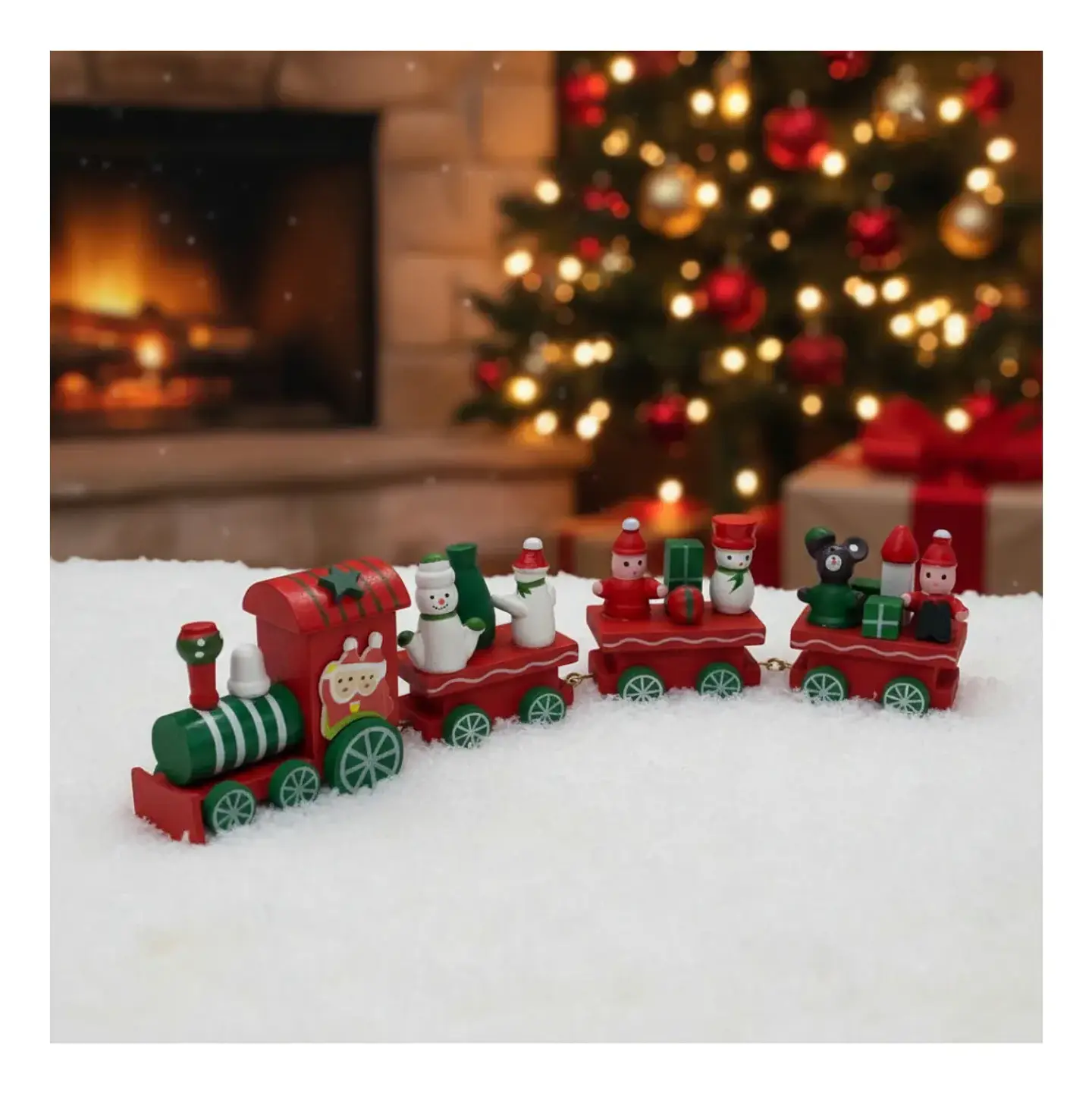 Tren De Navidad Decoracion Navideña Adorno Arbol Navideño 3