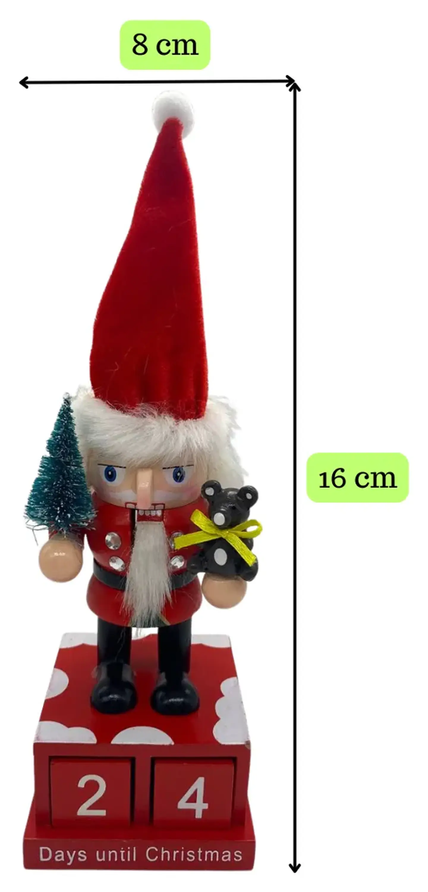 1 Calendario Navideño De Madera Hermoso Perpetuo Decorativo 2