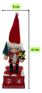 1 Calendario Navideño De Madera Hermoso Perpetuo Decorativo - Miniatura 2