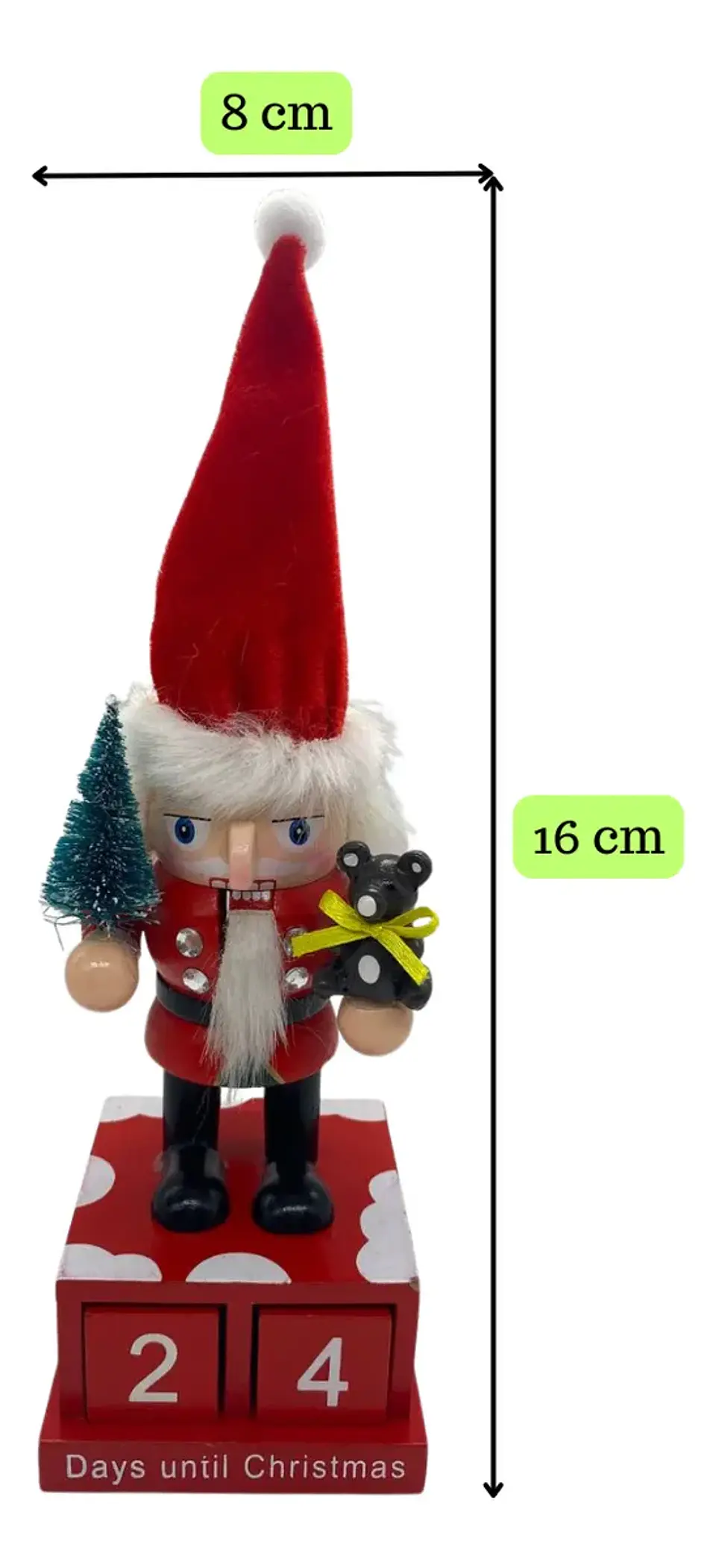 1 Calendario Navideño De Madera Hermoso Perpetuo Decorativo 2