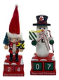 1 Calendario Navideño De Madera Hermoso Perpetuo Decorativo - Miniatura 1