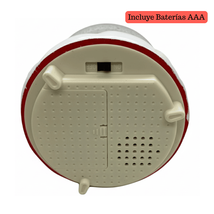 Esfera Bola De Nieve Con Luces Y Sonido Viejo Pascuero Rojo Viejito Pascuero 3