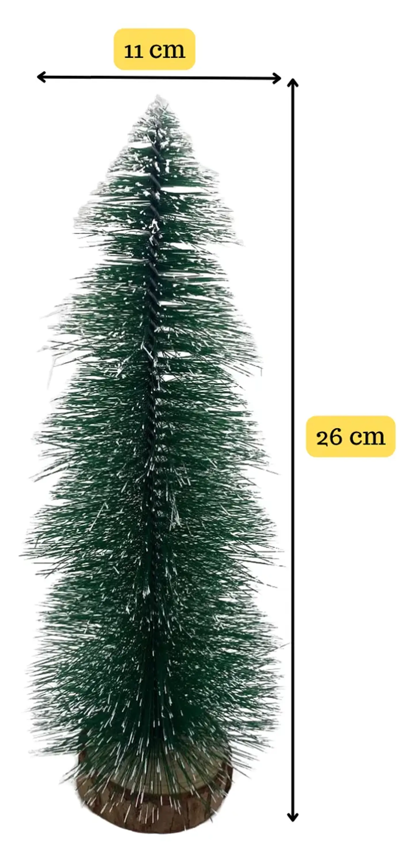 Set Mini Árbol De Navidad Cedro Verde Para Escritorio 4