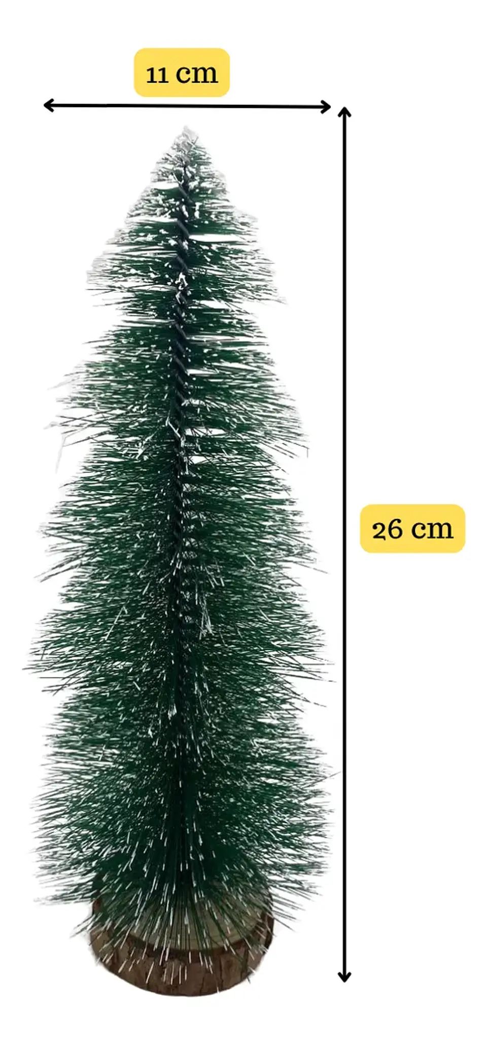 Set Mini Árbol De Navidad Cedro Verde Para Escritorio 4
