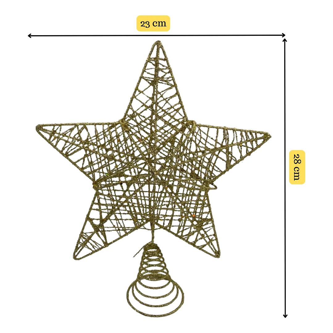 Estrella Arbol Navidad Adorno Navidad Decoracion Navideña 7