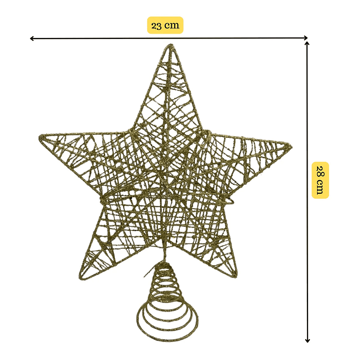 Estrella Arbol Navidad Adorno Navidad Decoracion Navideña 7