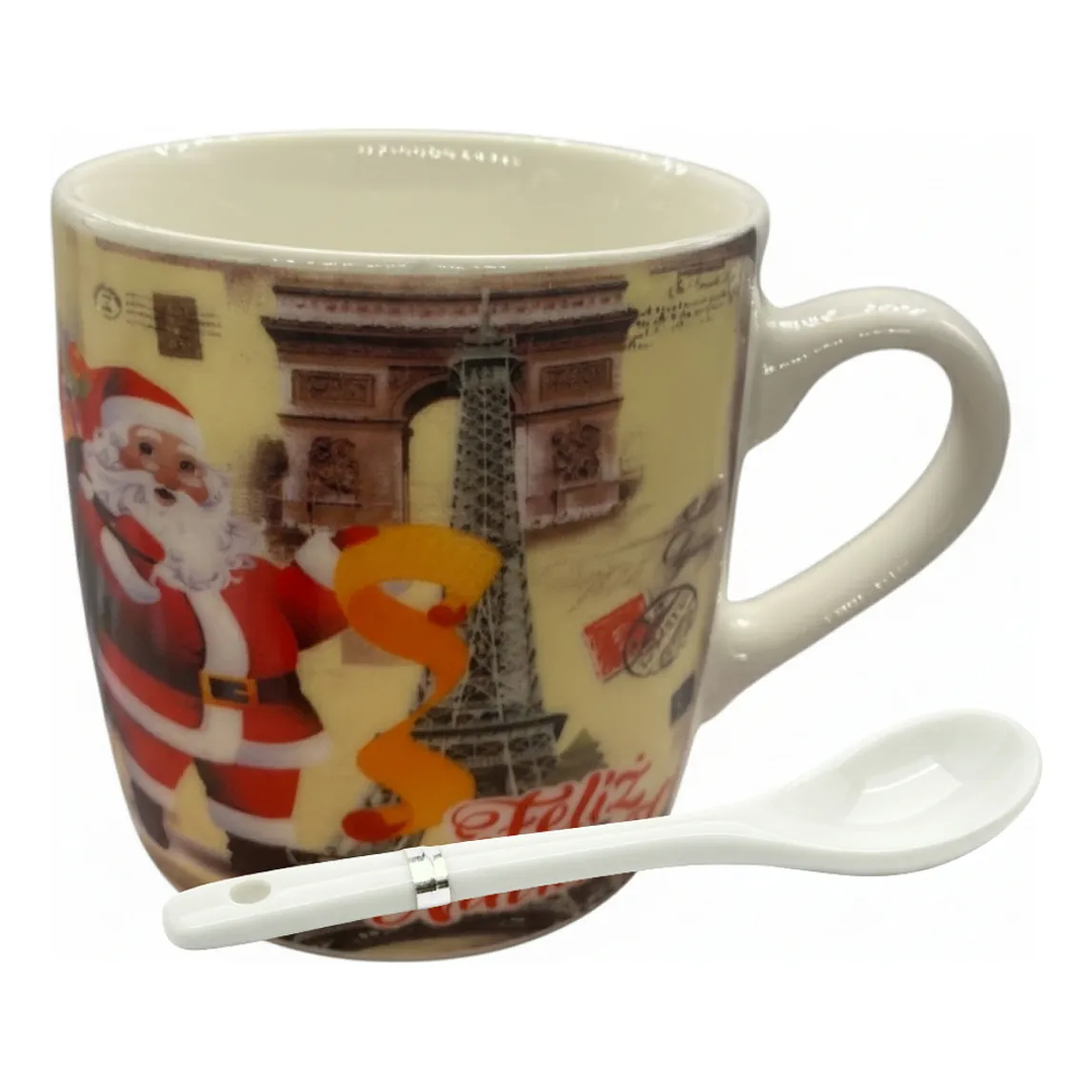 Taza De Navidad Ideal Para Regalo Viejo Páscuero 1