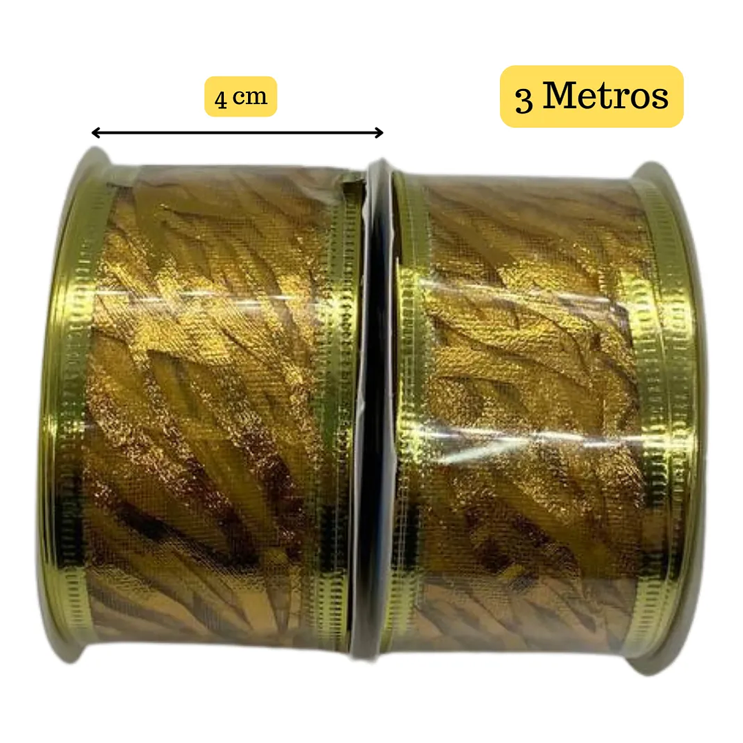 Cintas De Navidad Pack 2 Diseños Varios Copos Nieve 5