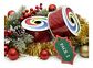 Cintas De Navidad Pack 2 Diseños Varios Copos Nieve - Miniatura 1