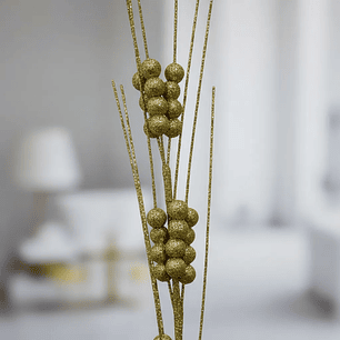 Ramas De Navidad Bayas Con Tallo De Acebo Navideño X 1 Uni