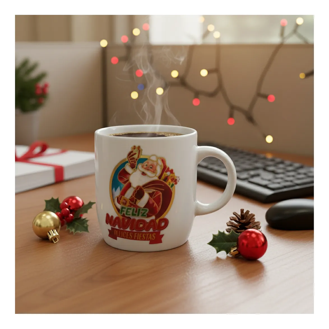 Taza De Cerámica Regalos Feliz Navidad 1