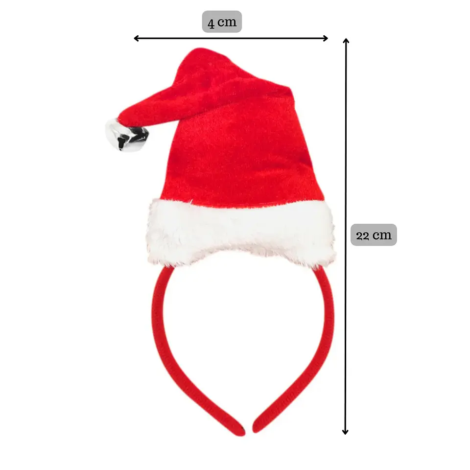 Gorro Cintillo De Viejo Pascuero Navidad 2