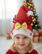 Gorro Navidad Reno Terciopelo 1u Accesorio Fiesta - Miniatura 2