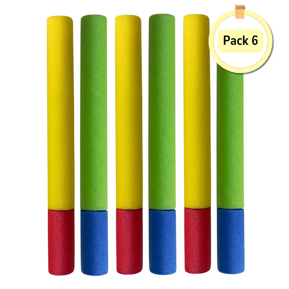 Pistola Lanza Agua Espuma Verano Piscina 30 Cm Pack 6und 1