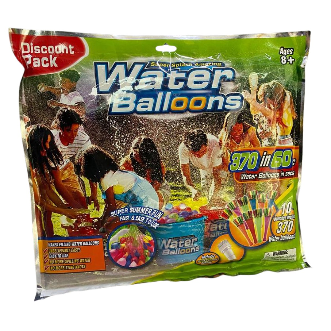 Set 10 Racimos De Bombitas De Agua + Adaptador Verano 8