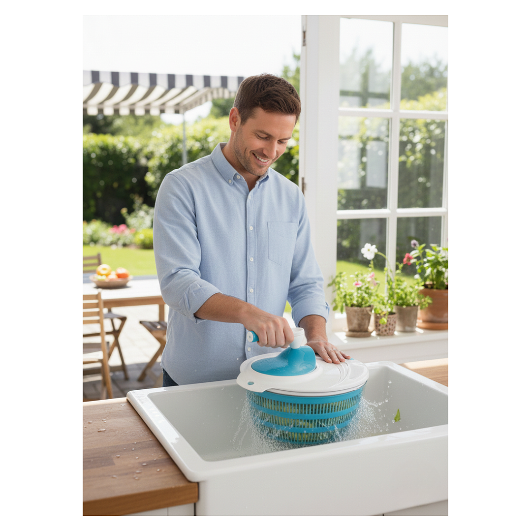 CENTRIFUGADOR SECADORA DE LECHUGA ESCURRIDOR DE VERDURAS PREMIUM 8