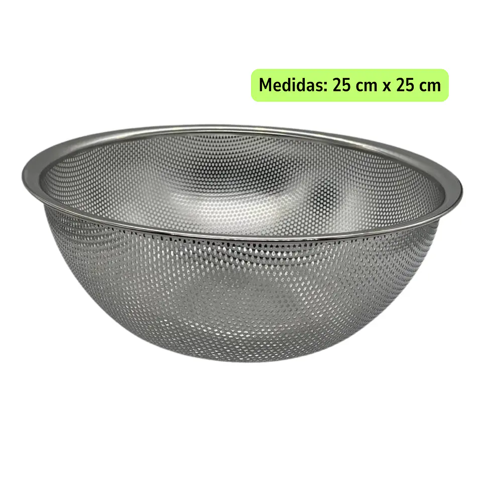 Set 3 piezas de cocina: bowl, colador y rallador multifuncional 6