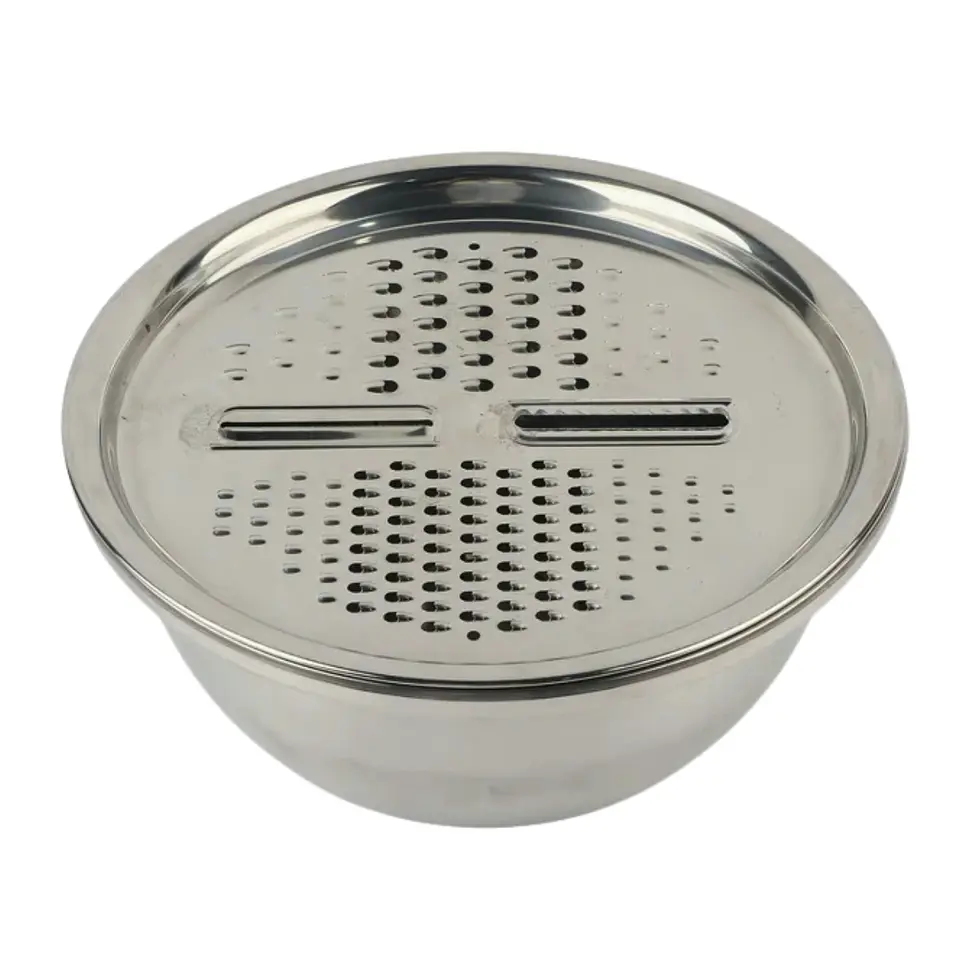 Set 3 piezas de cocina: bowl, colador y rallador multifuncional 9