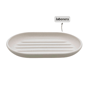 Juego de Accesorios para Baño 6 Piezas ABS Cromado Blanco + Cortina de Obsequio