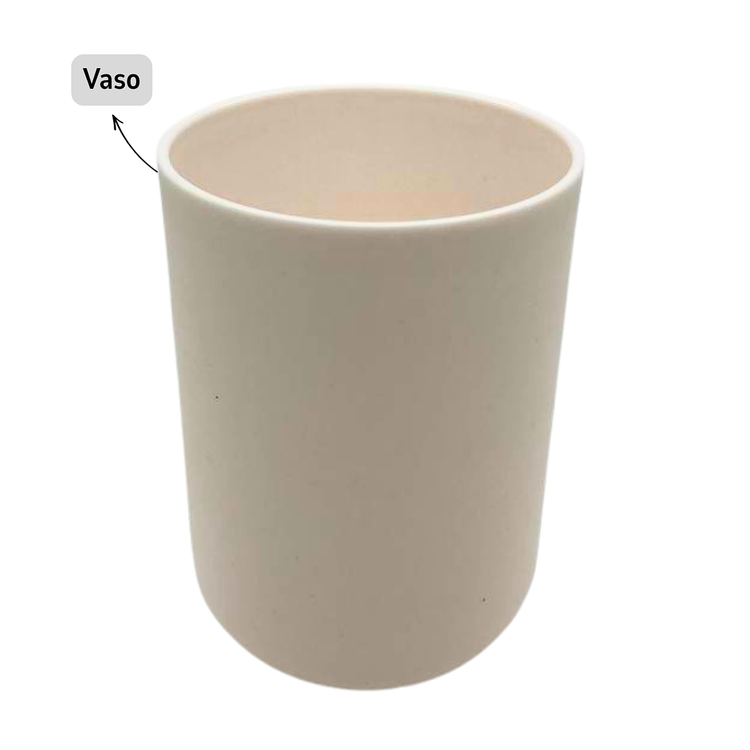 Juego de Accesorios para Baño 6 Piezas ABS Cromado Blanco + Cortina de Obsequio 3