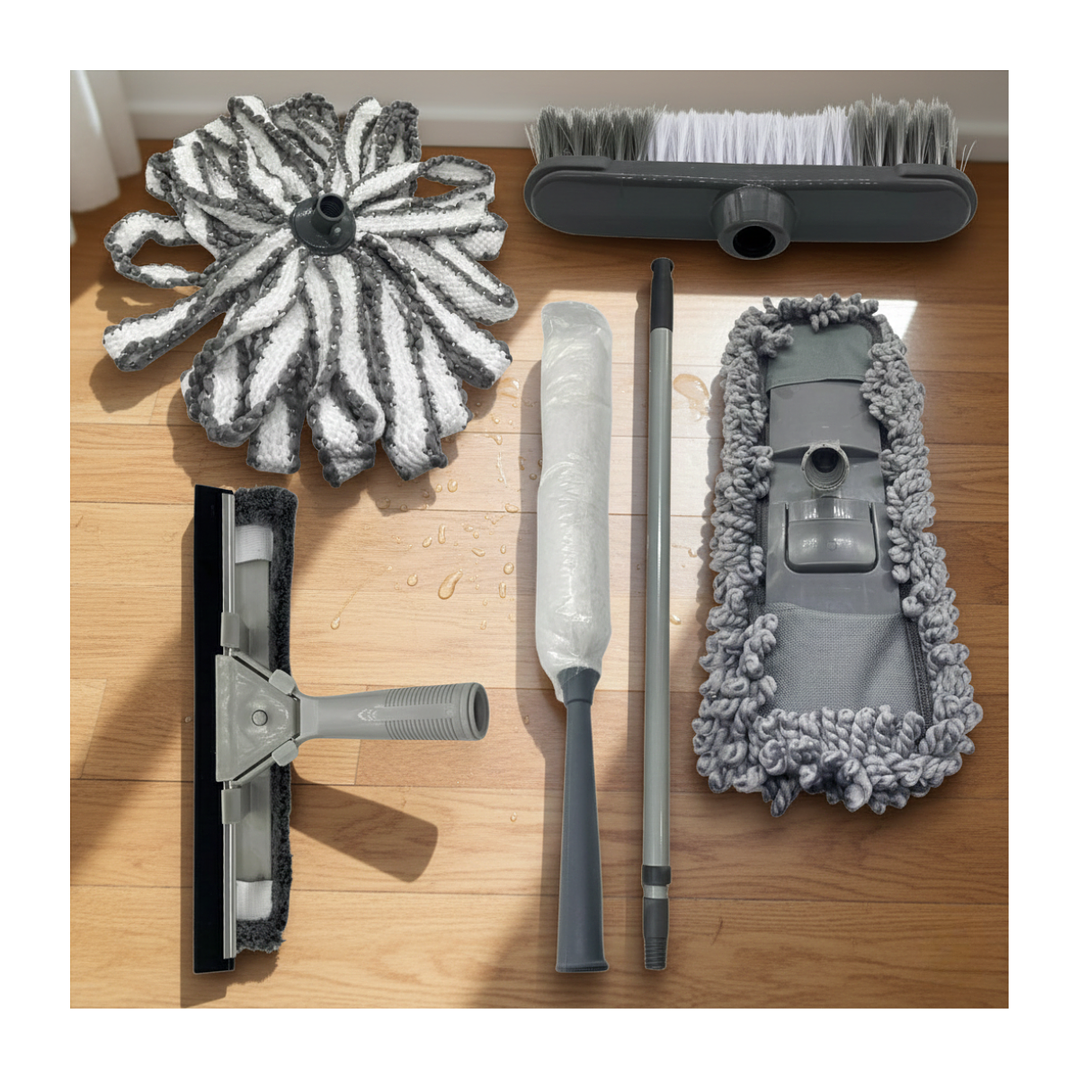 Kit de Limpieza 6 Piezas Cepillos de Microfibra Auto y Hogar – Interior y Exterior 1