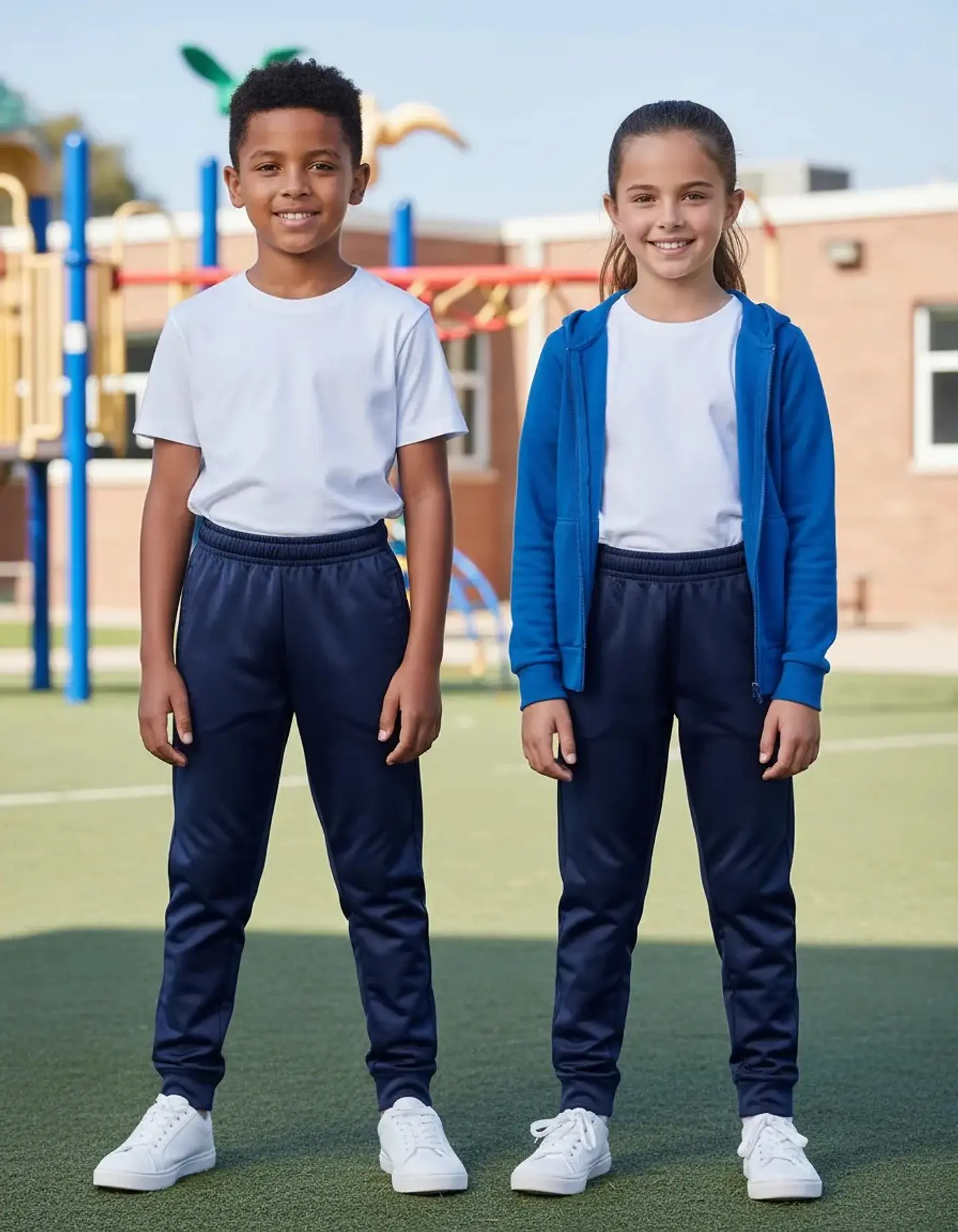 Pack 2 Pantalones Buzo Fantasia Niño Niña Escolar 1